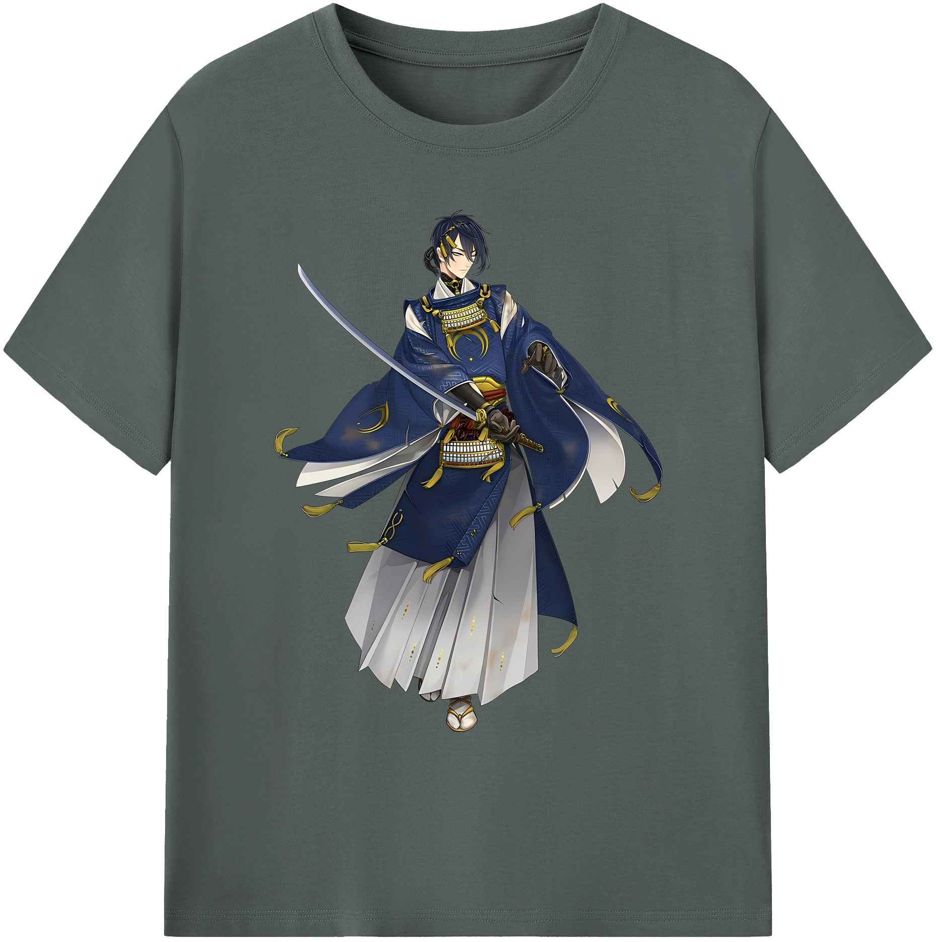 （画像用） 刀剣乱舞 Touken Ranbu 綿100％ メンズ半袖Tシャツ｜肌触りやわらか＆通気性